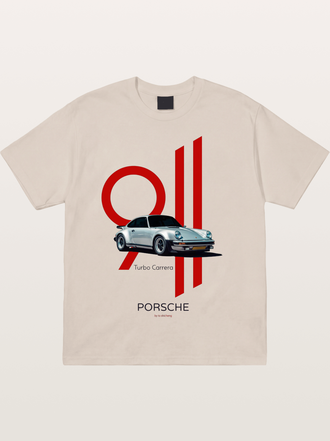 911 Turbo Carrera Minimal Art Cotton T-shirt
