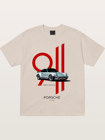 911 Turbo Carrera Minimal Art Cotton T-shirt