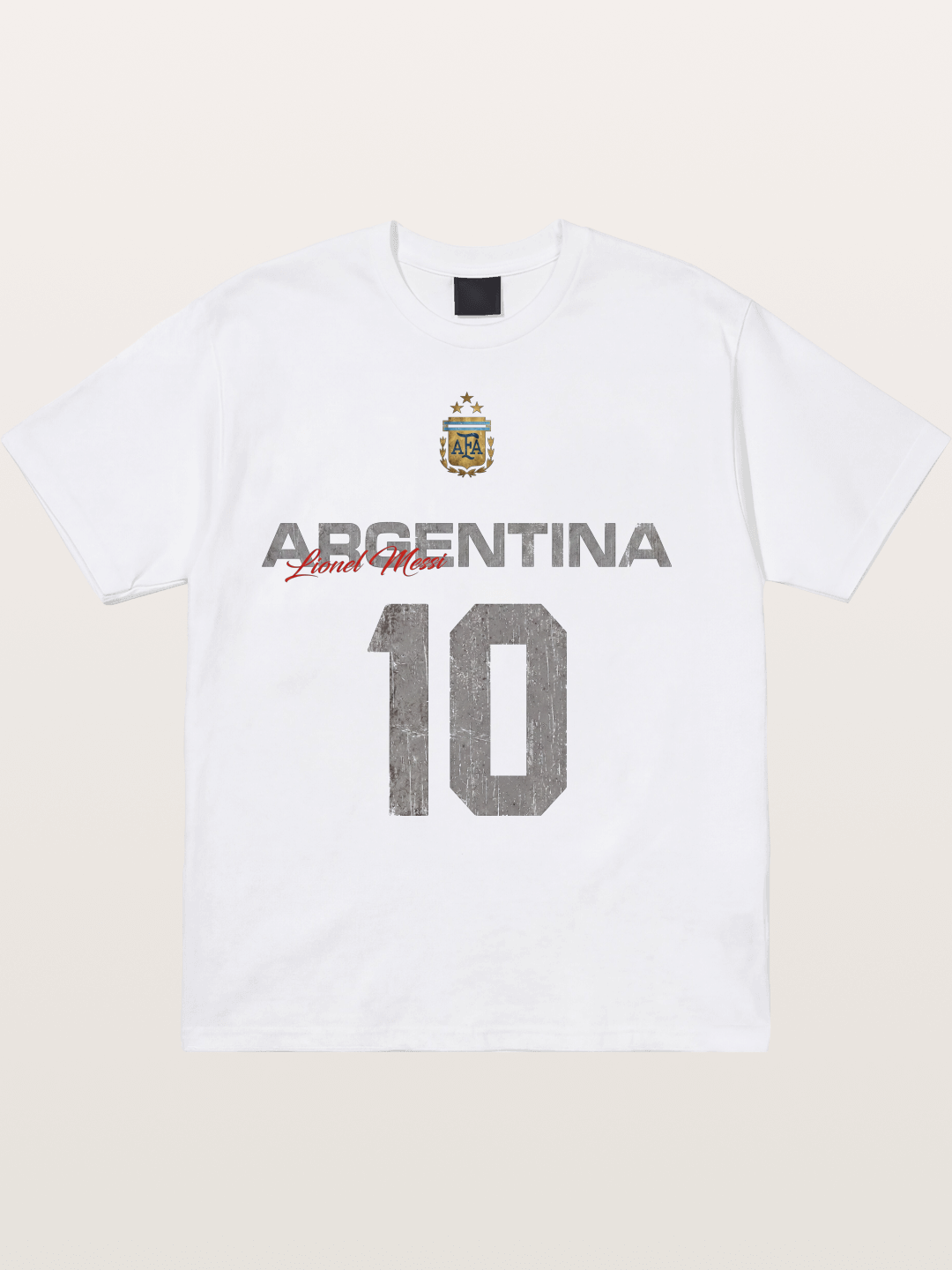 Argentina Messi 10 Retro Cotton T-shirt