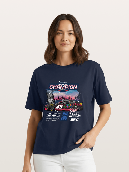 Tyler Reddick 45 Champion Car Art Gildan T-shirt