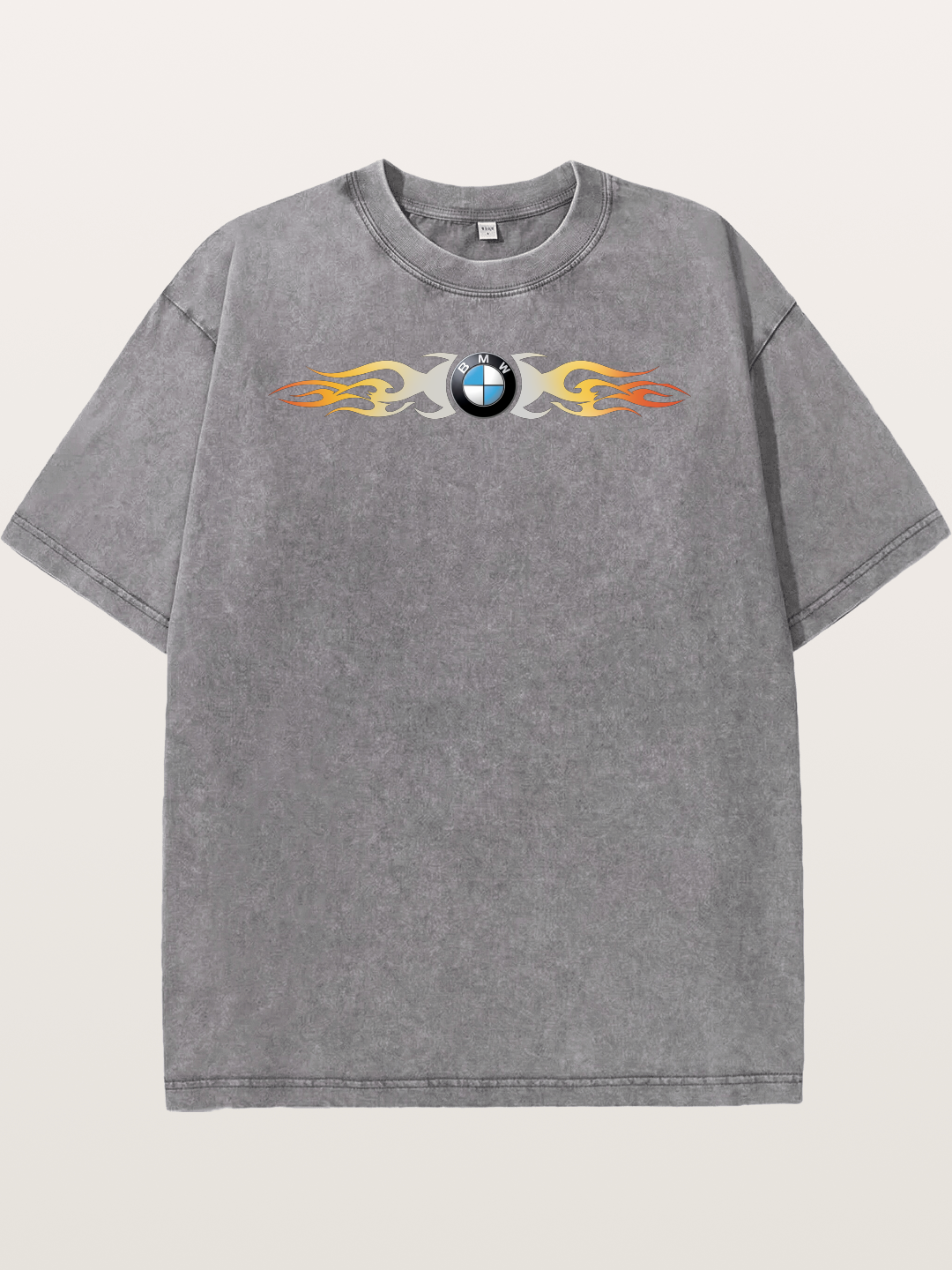 BMW Roundel Flame Stripe Washed T-shirt