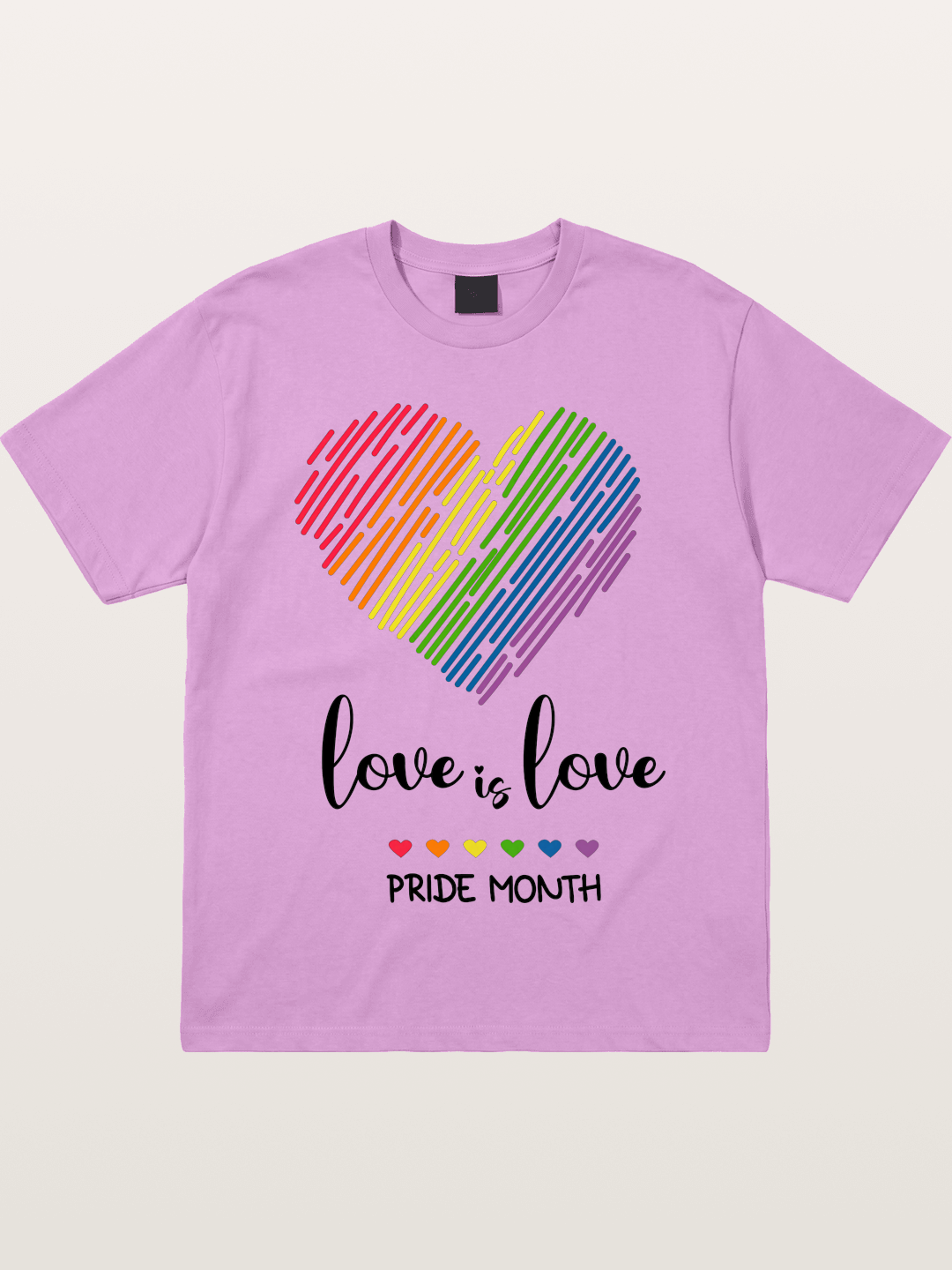 Pride Month Rainbow Heart Gildan T-shirt