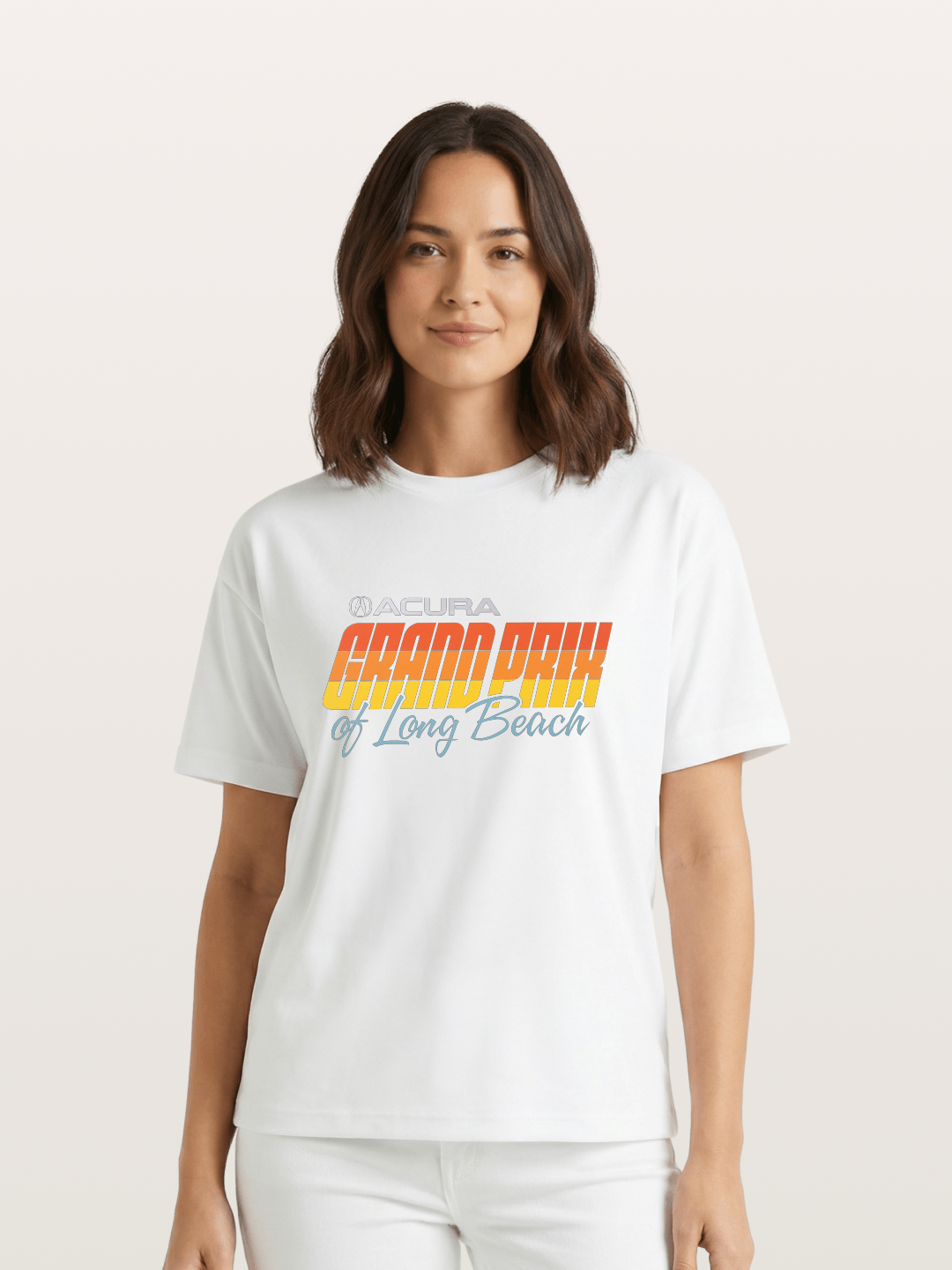 Sunset Grand Prix Typography Gildan T-shirt