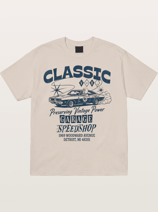 Vintage Speedshop Cotton T-shirt