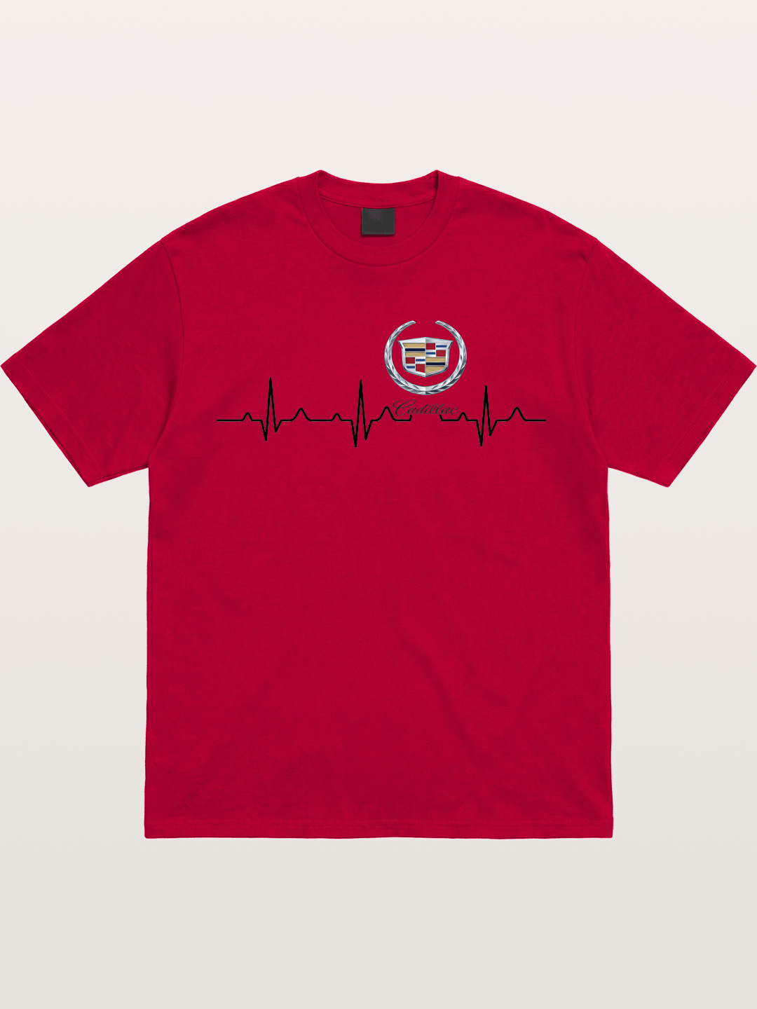Cadillac Heartbeat Graphic Gildan T-shirt