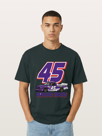 Purple 45 Racer Gildan T-shirt