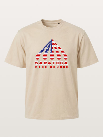 Saratoga Star Spangled Tent Top Gildan T-shirt