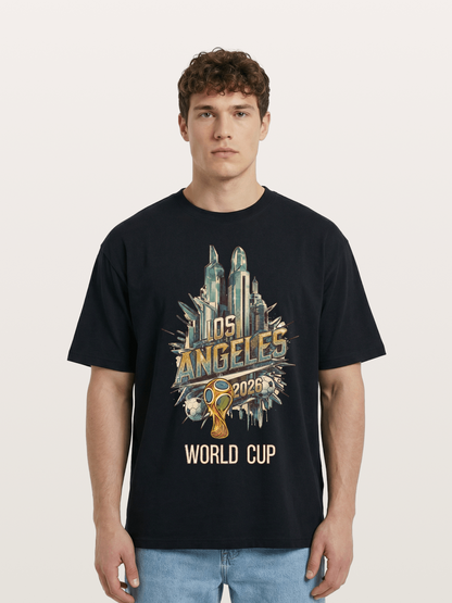 LA World Cup 2026 Emblem Cotton T-shirt