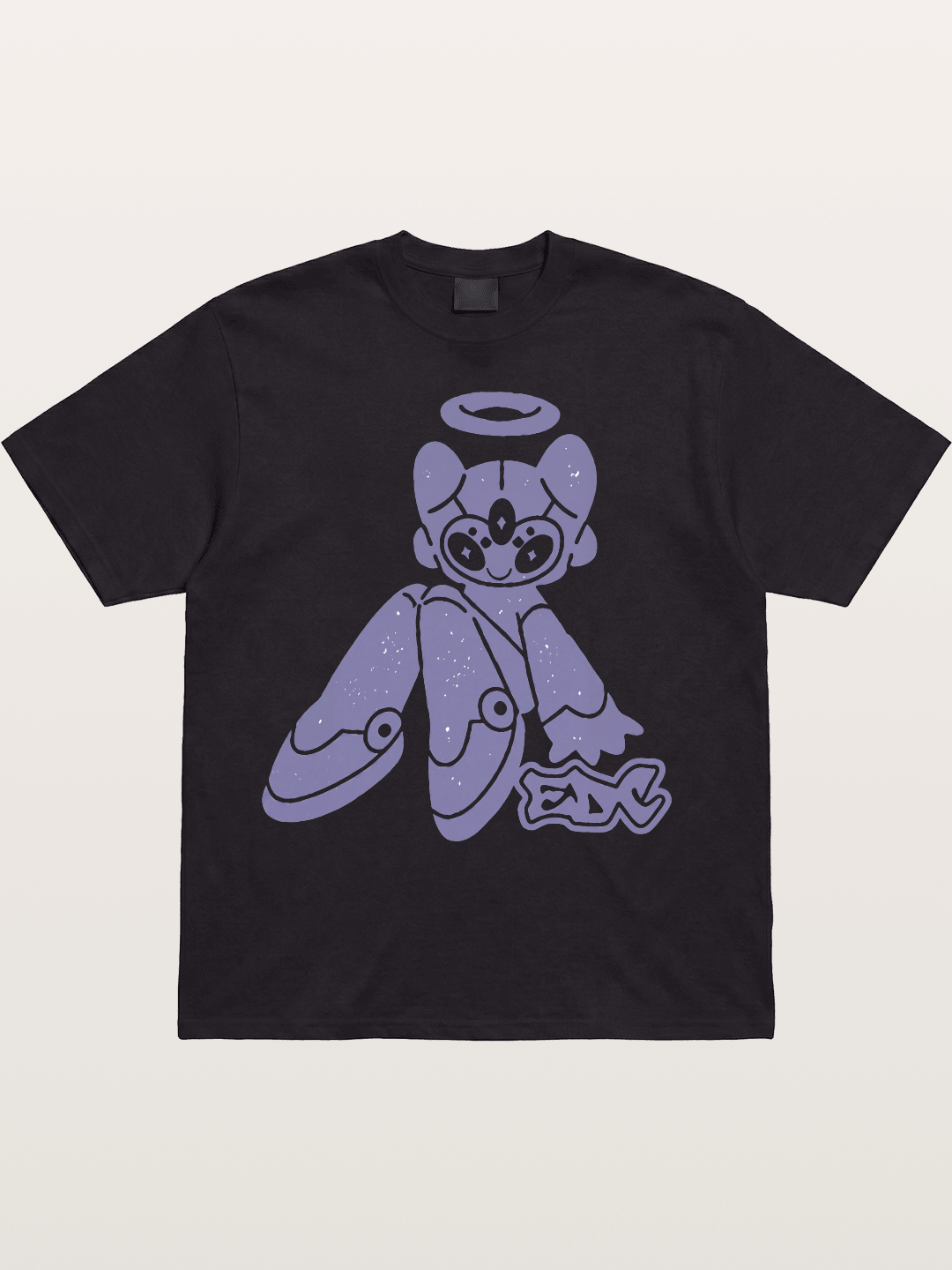 Angel Bear EDC Festival Art Cotton T-shirt