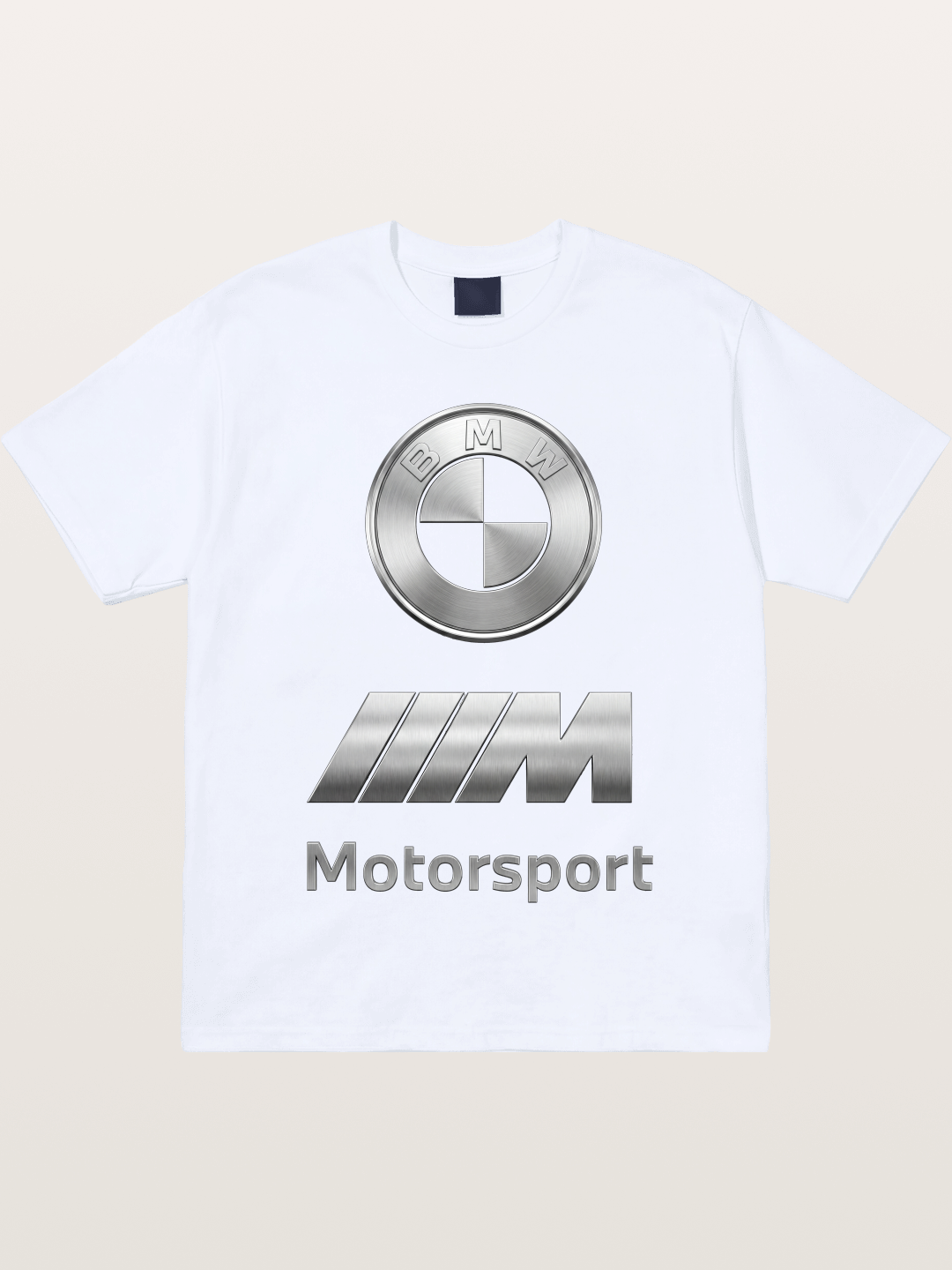 BMW Motorsport Metal Logo Art Gildan T-shirt