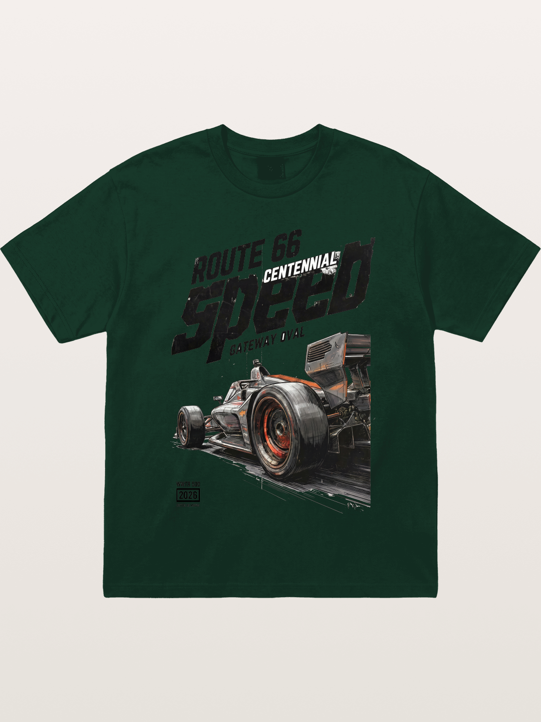 Grunge Speed IndyCar Art Gildan T-shirt