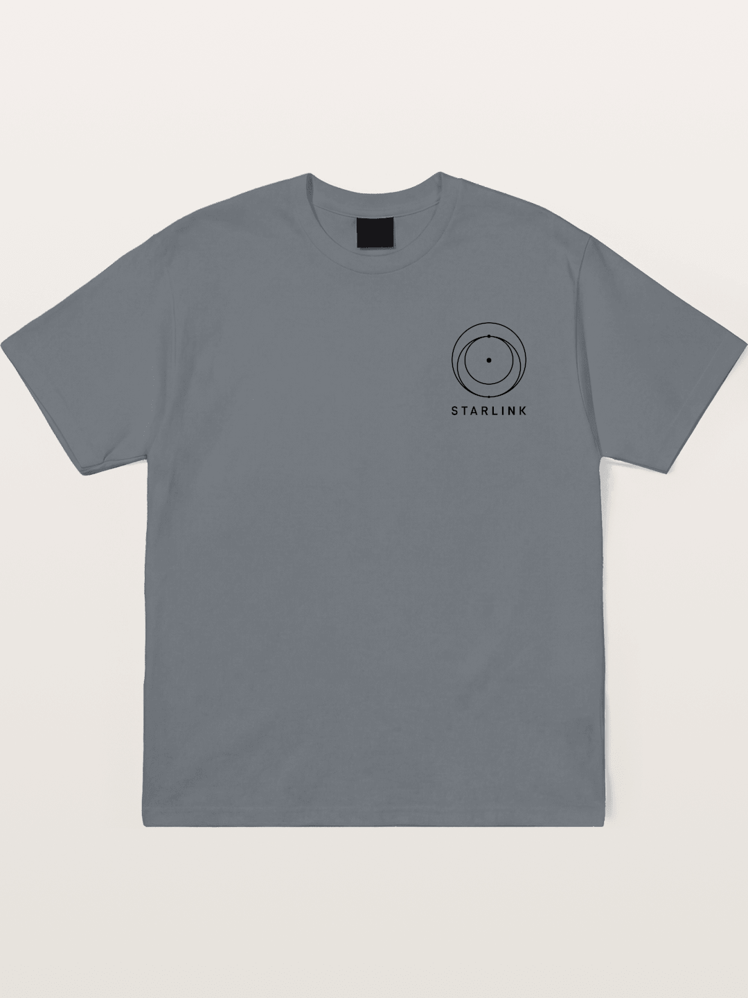 Starlink Orbit Minimal Logo Cotton T-shirt
