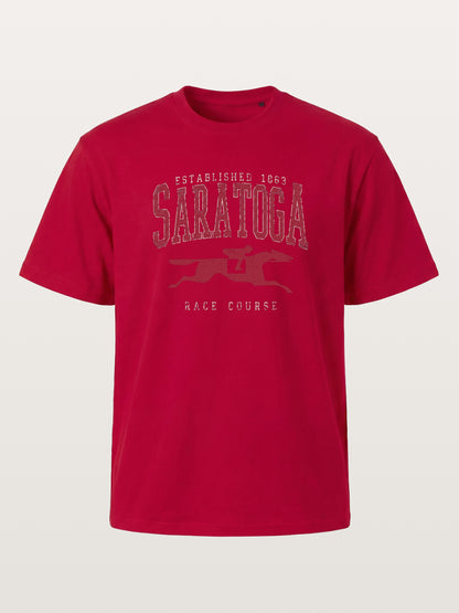 Saratoga Vintage Horse Silhouette Gildan T-shirt