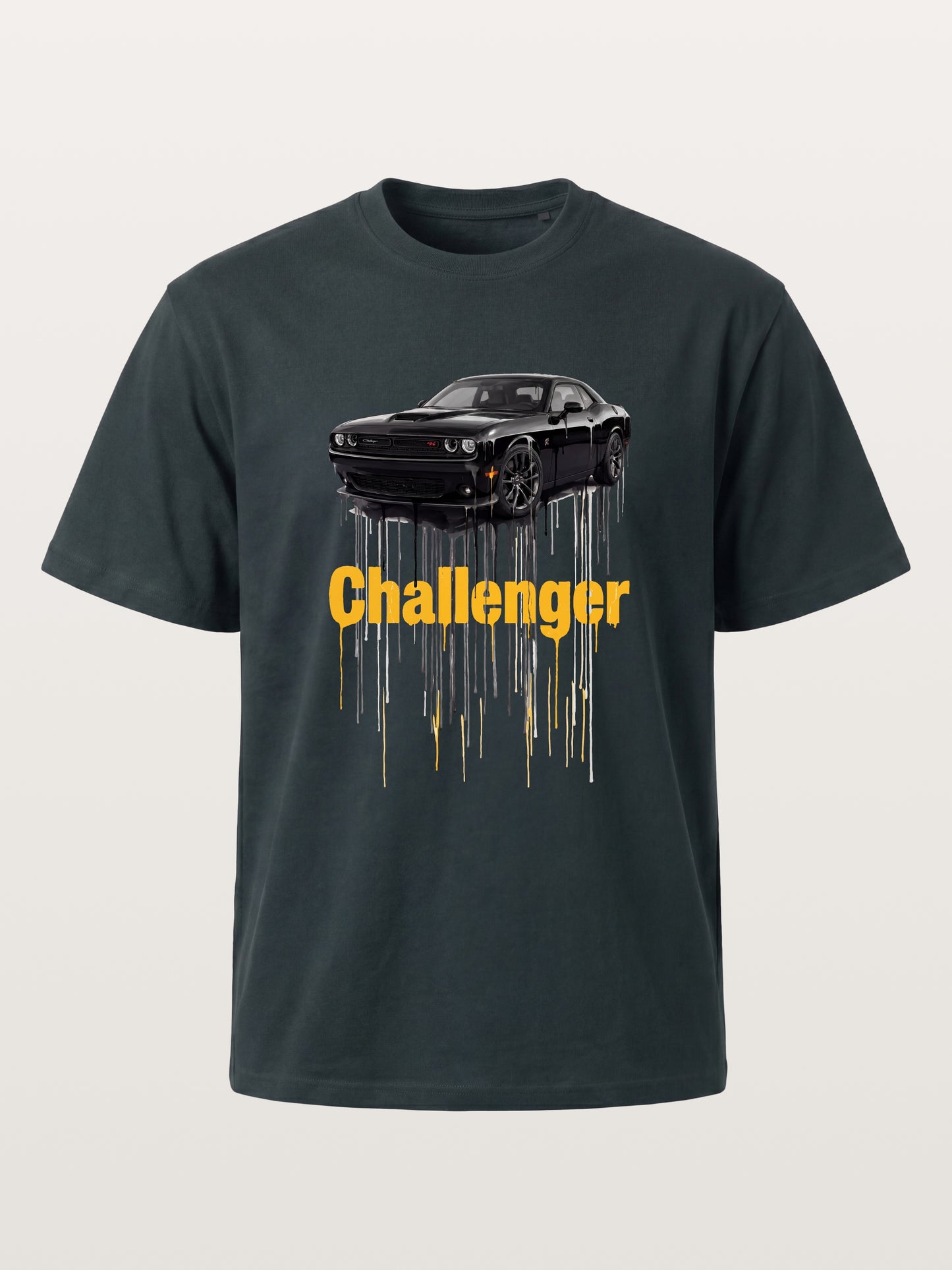 Drip Paint Challenger Poster Gildan T-shirt