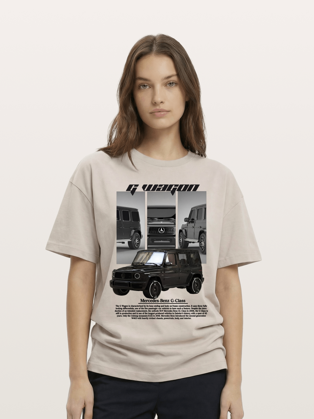 Mercedes G-Wagon Multi Angle View Cotton T-shirt
