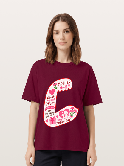 Mother's Day Love You Mom Art Gildan T-shirt