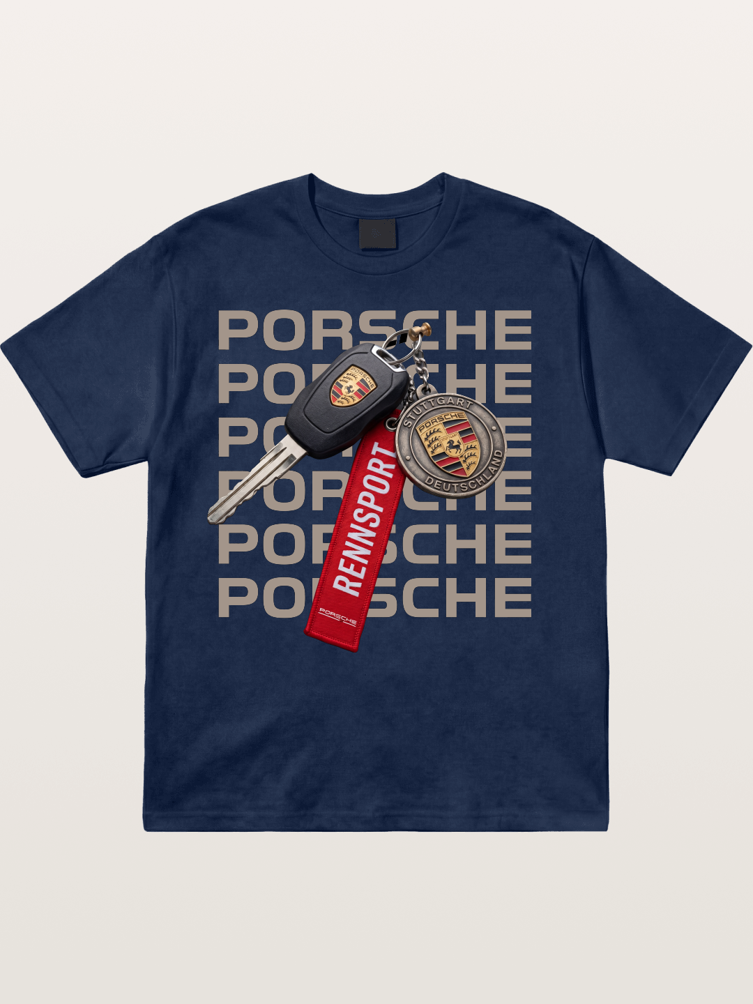Porsche Key Rennsport Accessory Cotton T-shirt
