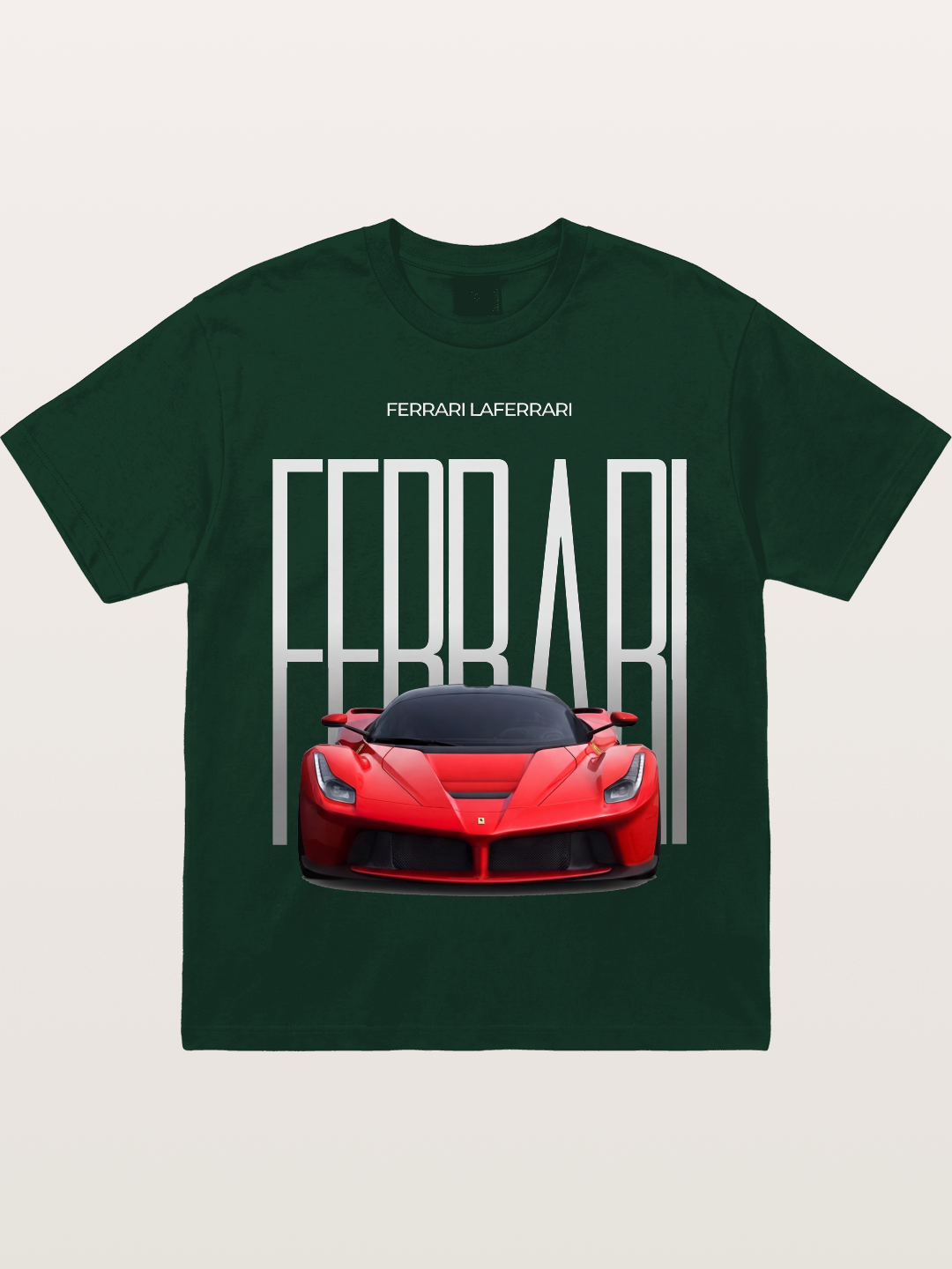 Red Ferrari LaFerrari Hypercar Gildan T-shirt