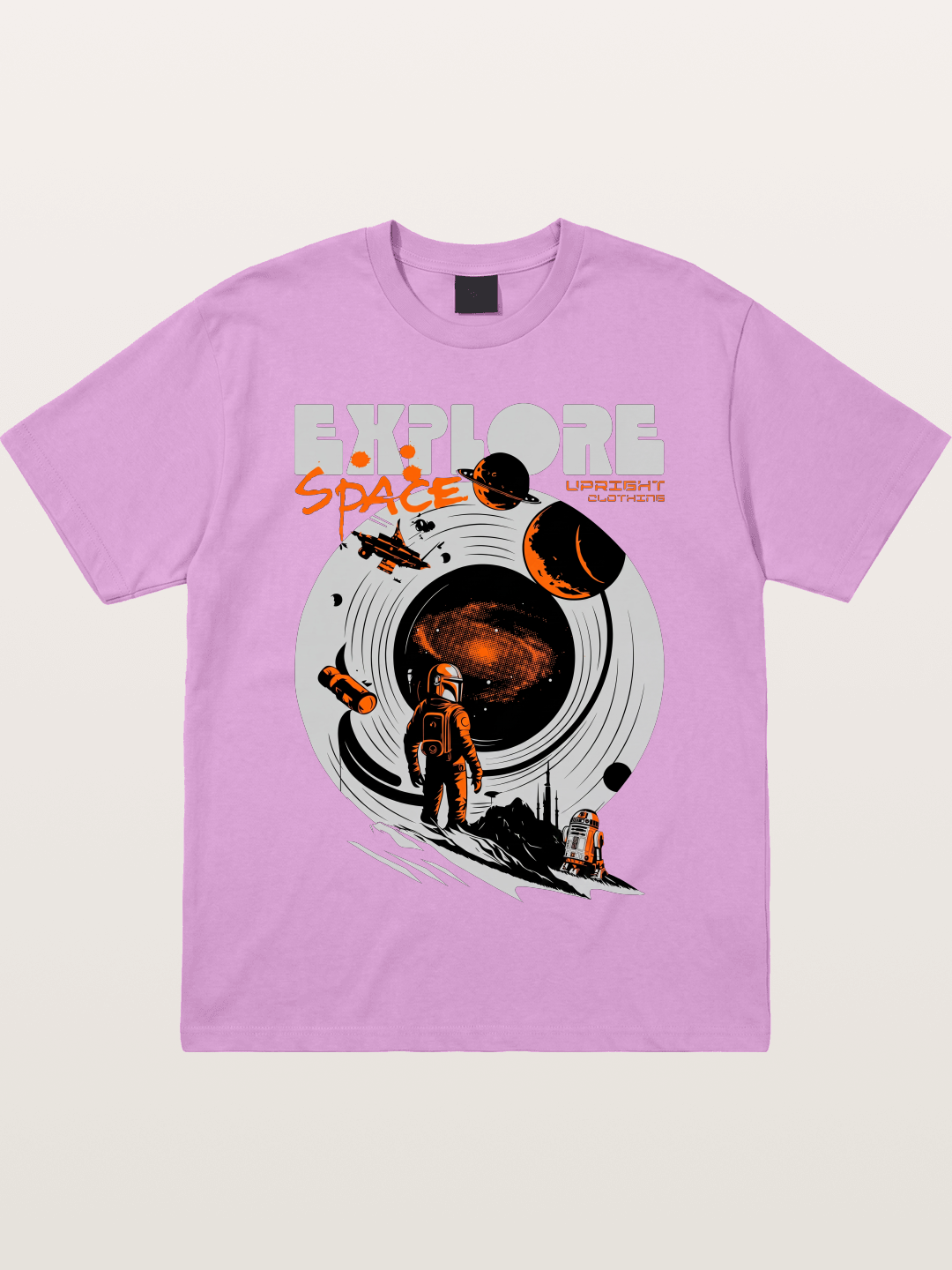 Space Explorer Astronaut Retro Sci-Fi Gildan T-shirt