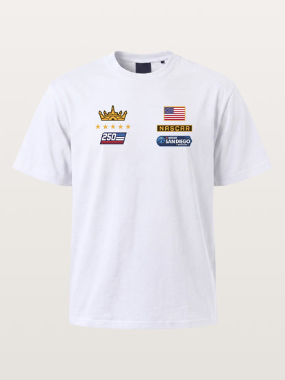 San Diego NASCAR 250th Crown Mark Cotton T-shirt