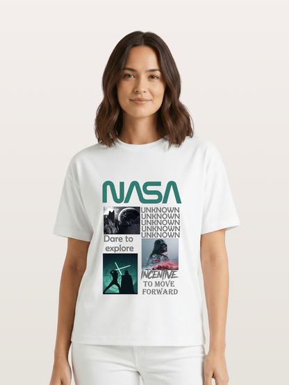 Space Sci-Fi NASA Star Wars Collage Gildan T-shirt