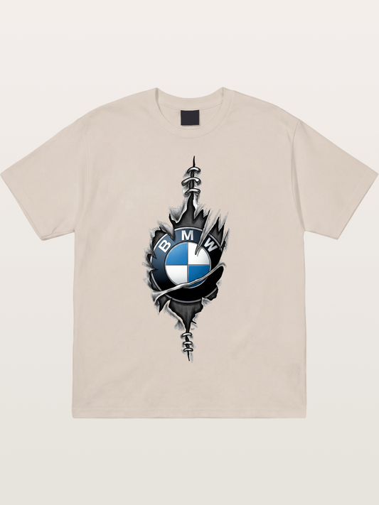 BMW Thorn Wreath Emblem Art Cotton T-shirt