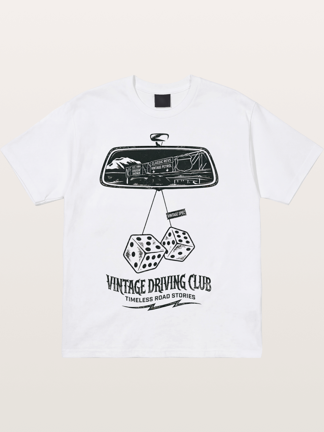 Vintage Drive Club Cotton T-shirt