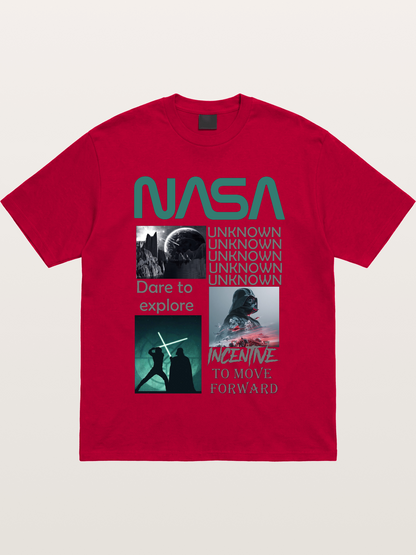 Space Sci-Fi NASA Star Wars Collage Gildan T-shirt
