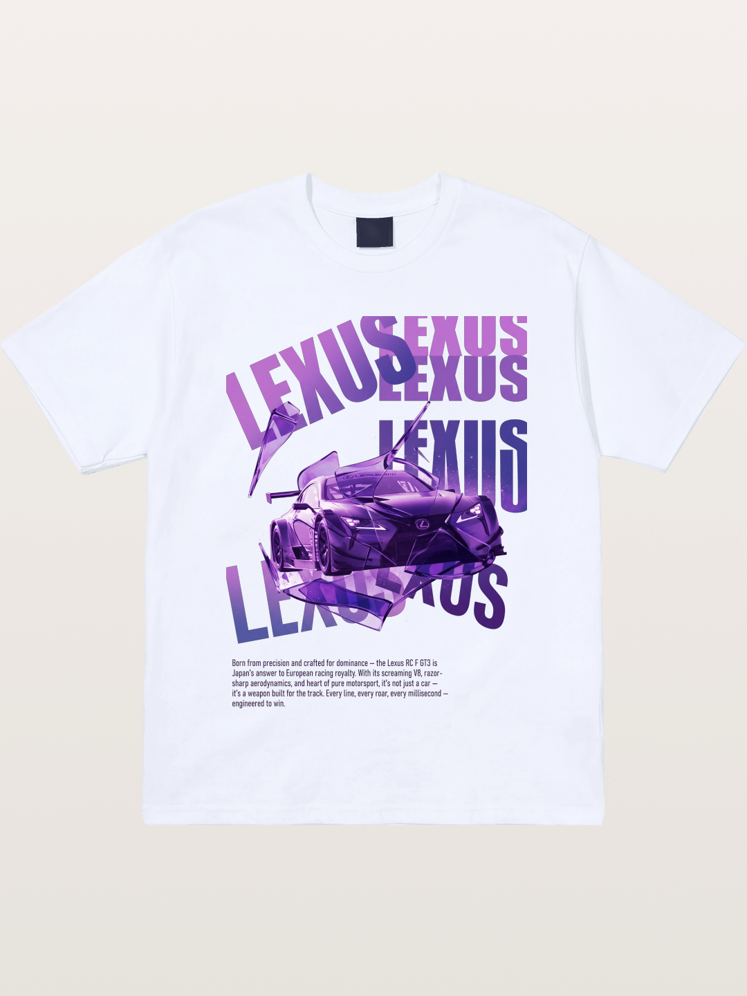 Purple RC F GT3 Shatter Art Gildan T-shirt