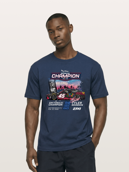 Tyler Reddick 45 Champion Car Art Cotton T-shirt