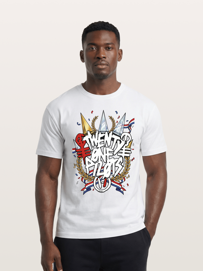 Twenty One Pilots Trophy Art Cotton T-shirt