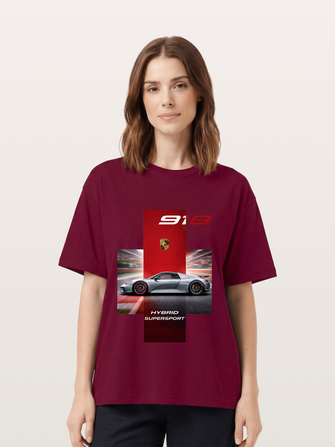 Porsche 918 Spyder Hybrid Supersport Gildan T-shirt