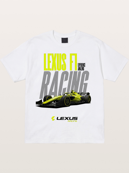 Lexus F1 Racing Bold Print Cotton T-shirt
