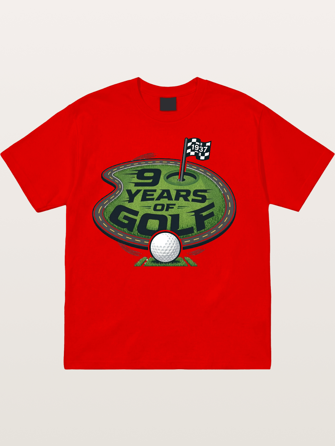90 Years Golf Cotton T-shirt