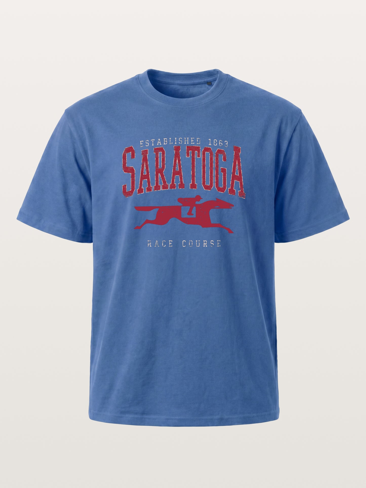 Saratoga Vintage Horse Silhouette Gildan T-shirt