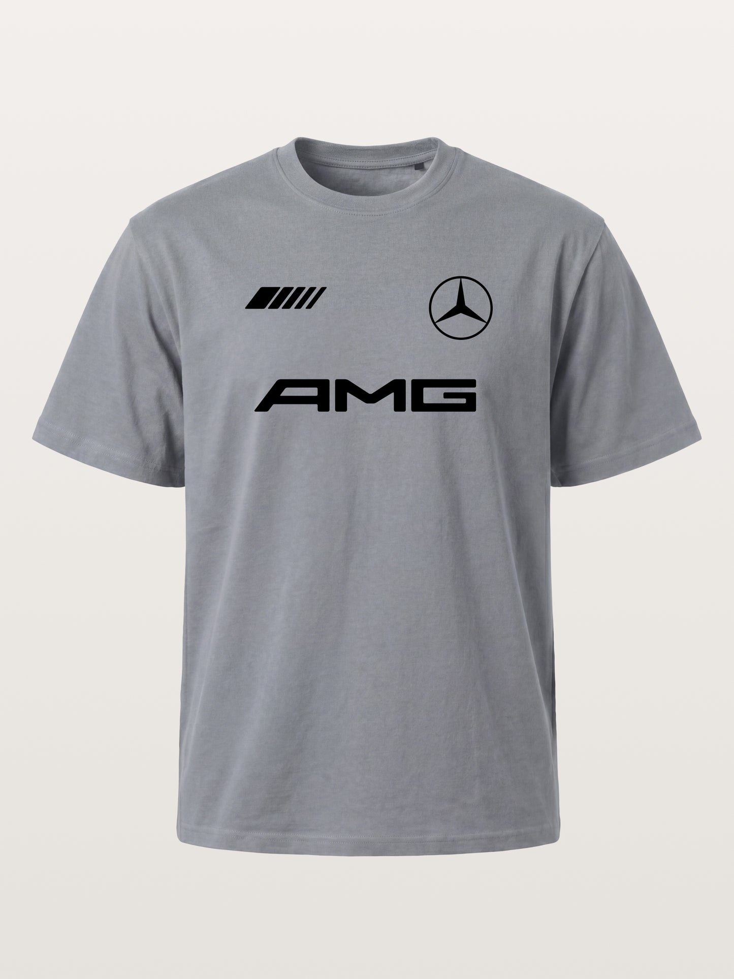 Bold Black AMG With Three Strip Mark Gildan T-shirt