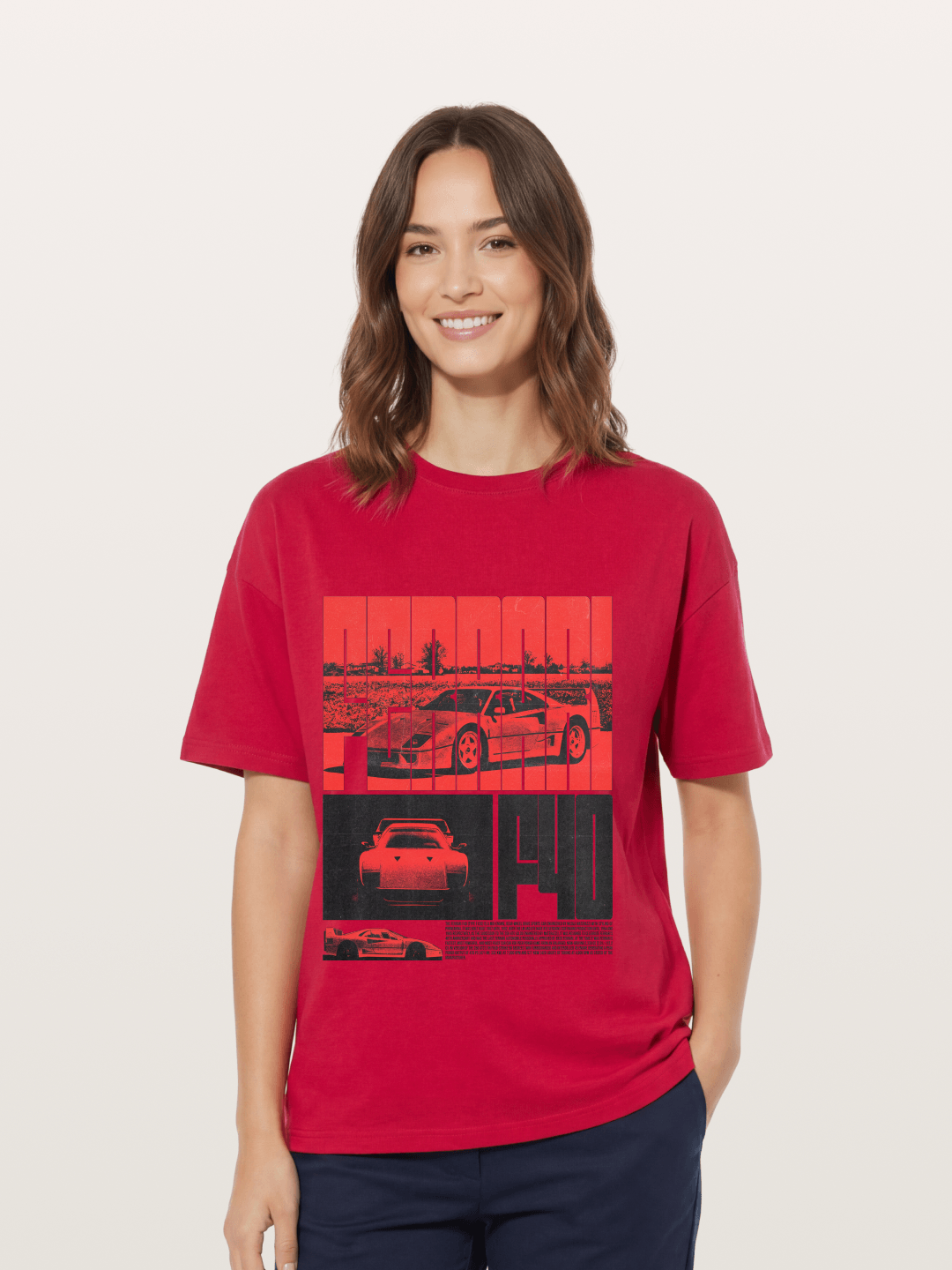 Red F40 Gildan T-shirt