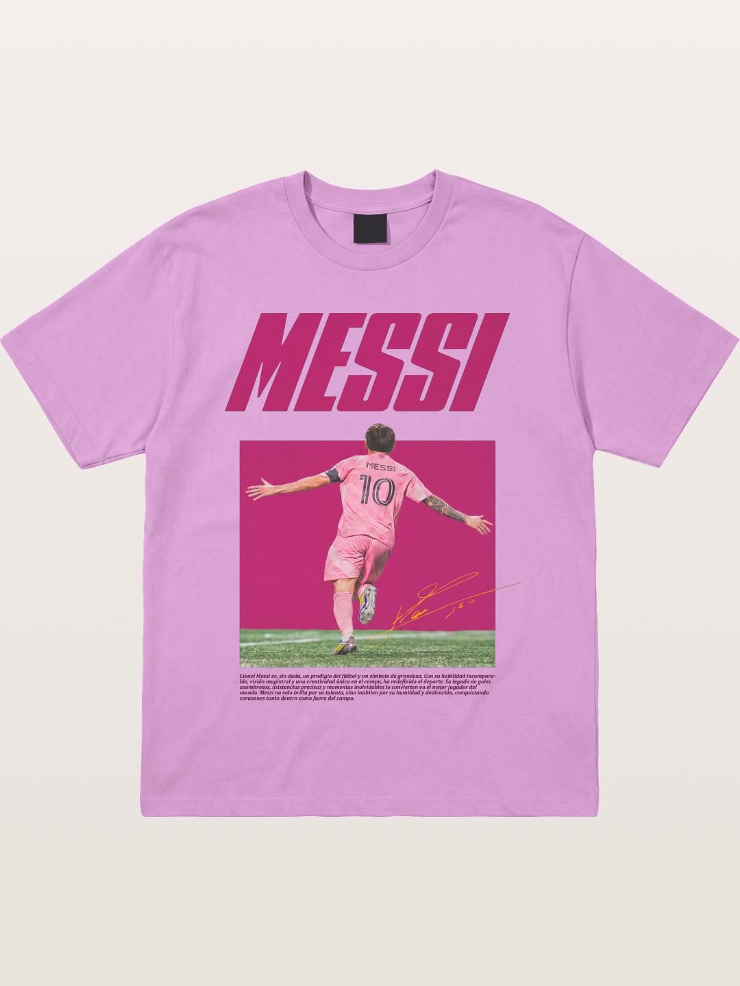 Messi Inter Miami Pink Kit Gildan T-shirt