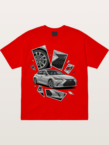 Lexus Sedan Exploded View Cotton T-shirt