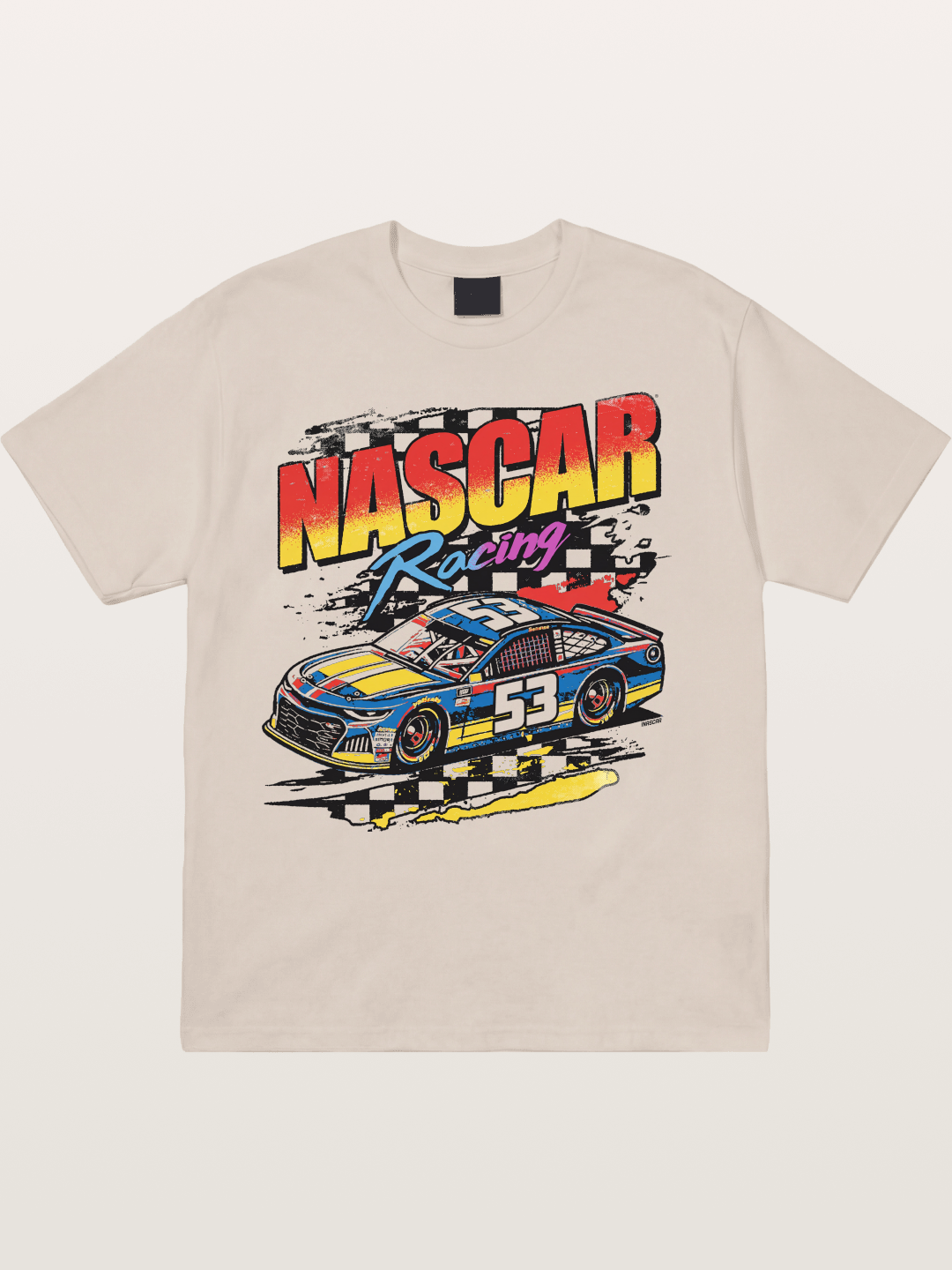 Checkered Flag 53 Cotton T-shirt