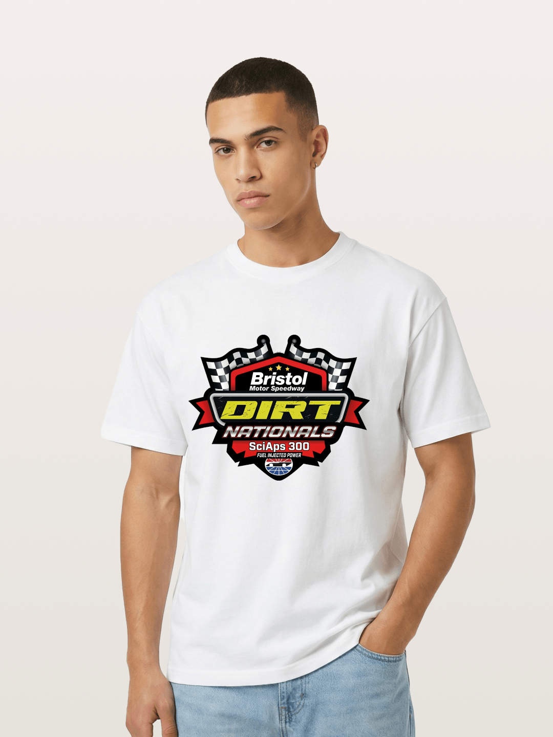 Bristol Dirt Nationals Logo Gildan T-shirt