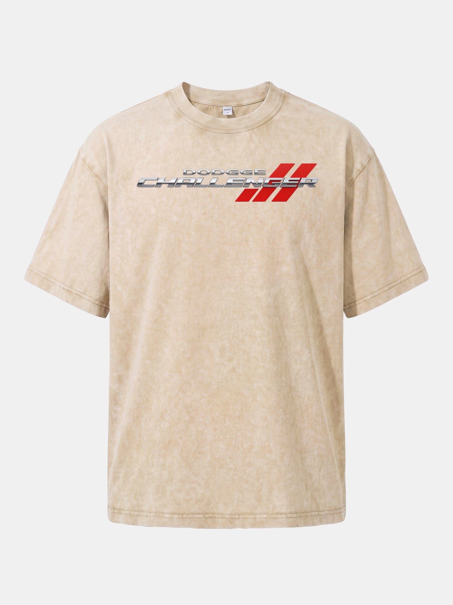 Metallic Challenger Strip Logo Washed T-shirt