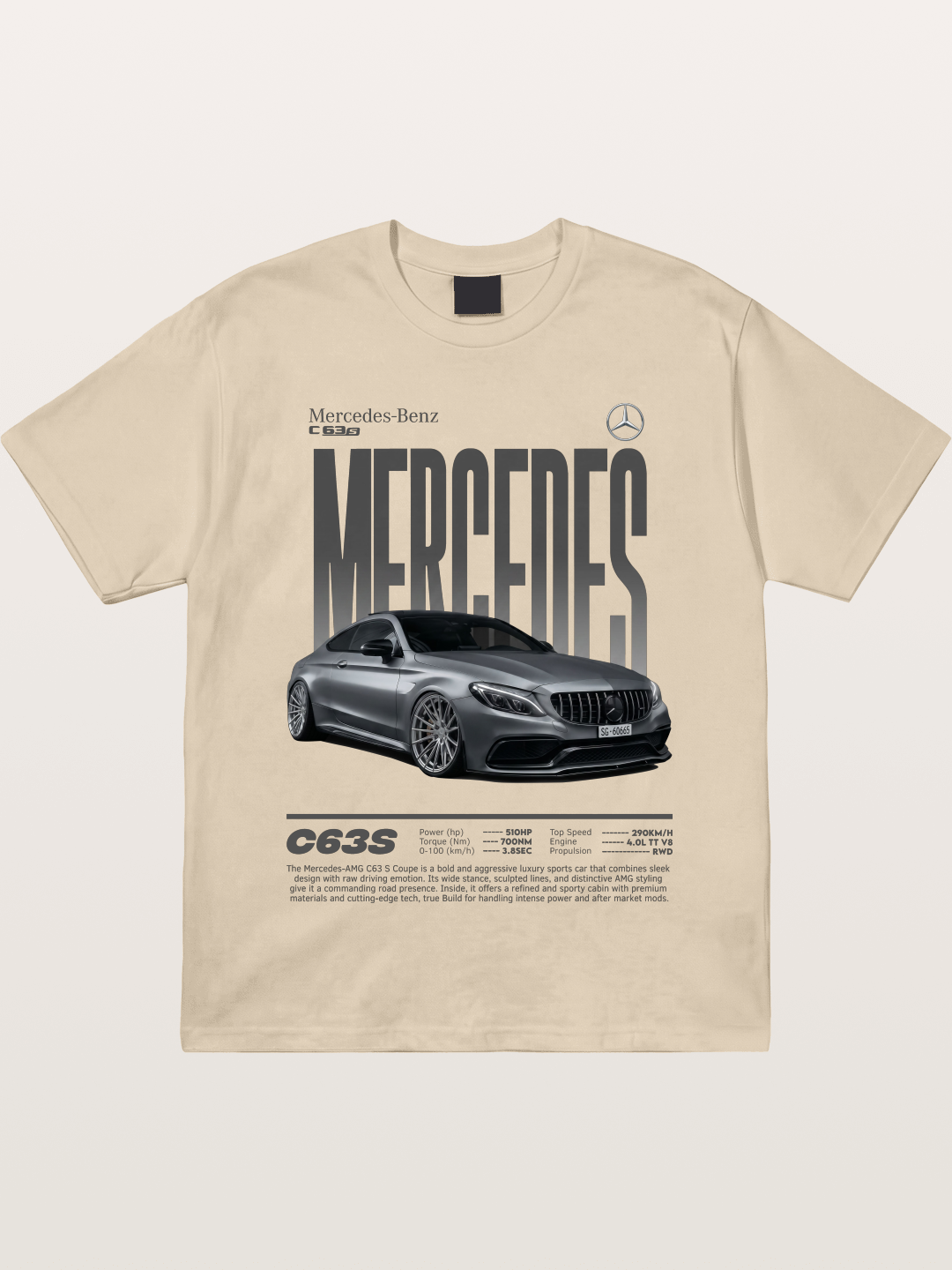 Mercedes-Benz C63S Magazine Style Gildan T-shirt