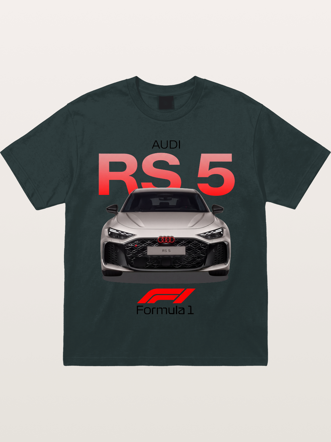 Audi RS5 F1 Inspired Poster Gildan T-shirt