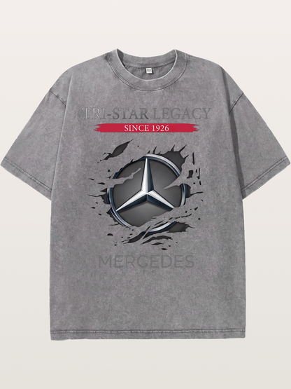 Mercedes 1926 Tear Logo Washed T-shirt