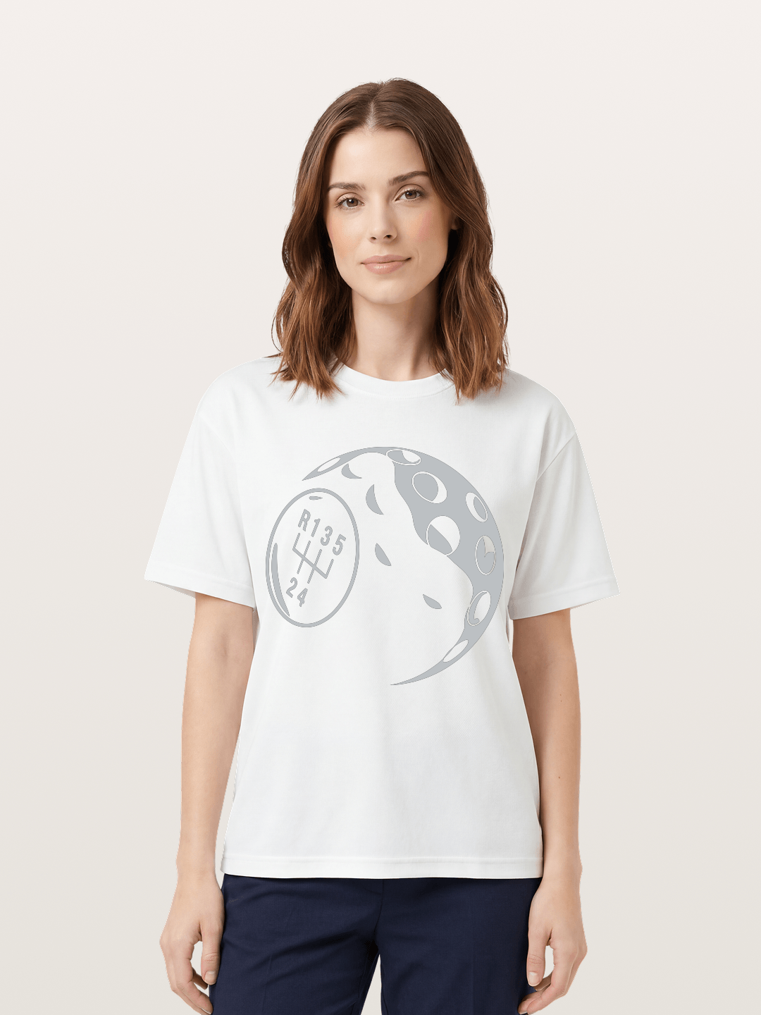 R135 Gear Cotton T-shirt