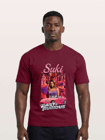 Fast & Furious Pink Crew Gildan T-shirt