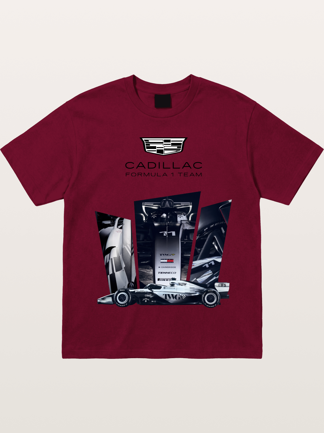 Cadillac F1 Team Racing Art Gildan T-shirt