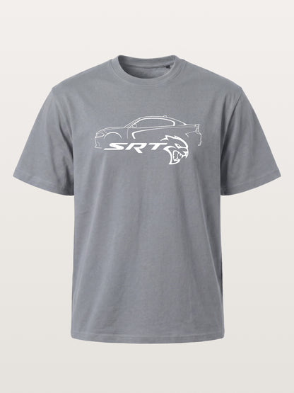 SRT Hellcat Side Silhouette Art Gildan T-shirt