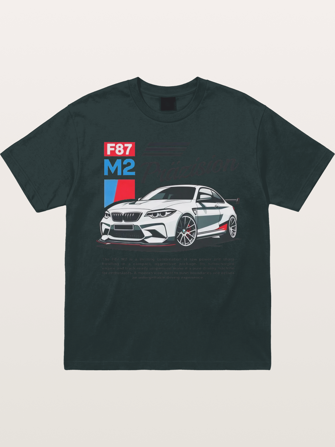 BMW F87 M2 Car Print Gildan T-shirt